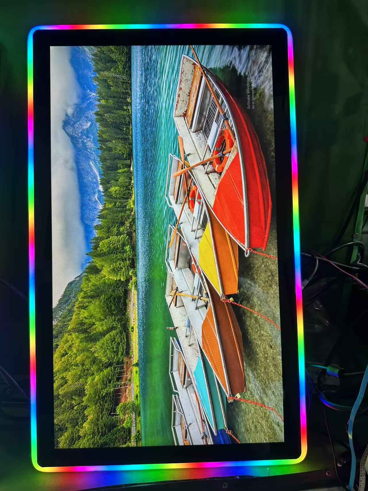 27 -дюймовый емкостный монитор игры с сенсорным экраном с светодиодом RGB